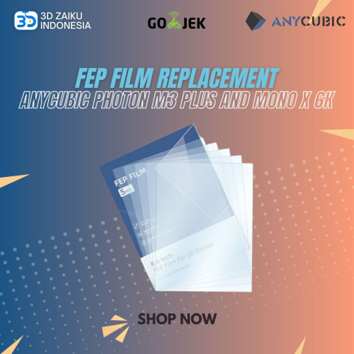Original Anycubic Photon M3 PLUS and Mono X 6K FEP Film Replacement Original Anycubic Photon M3 PLUS and Mono X 6K FEP Film Replacement